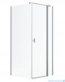 Radaway Nes Kdj II Brushed Nickel kabina 80x75cm prawa szczotkowany nikiel 10032080-91-01R/10039075-01-01
