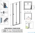 Radaway Essenza New Dwb drzwi wnękowe 80cm prawe szkło przejrzyste 385075-01-01R