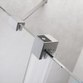 Radaway Furo Brushed Nickel DWJ drzwi prysznicowe 120cm prawe szczotkowany nikiel 10107622-91-01R/10110580-01-01