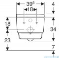 Geberit urządzenie WC z funkcją higieny intymnej AquaClean Mera Comfort, wisząca miska WC biała 146212111