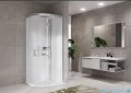 Novellini Glax 2 2.0 kabina z hydromasażem 90x90 srebrna G22R90M1-1BB