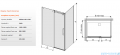 Sanplast kabina KND2/ALTII narożna prostokątna 100x110-120x210 cm grafit 600-121-1011-42-491