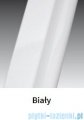 Novellini Ścianka Kabiny prysznicowej LUNES 78 cm szkło przejrzyste profil biały LUNESA78L-1D