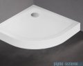 New Trendy Mild Brodzik akrylowy półokrągły 80x80x11,5 cm biały B-0600
