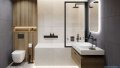 Excellent Keria bateria podtynkowa czarny mat AREX.2045BL