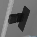 Radaway Nes 8 Black Kdj I Factory kabina 90x90cm lewa czarny mat/szkło przejrzyste 10072090-54-55L/10089090-54-55