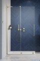 Radaway Furo SL Brushed Gold kabina Walk-in 110x200cm lewa szczotkowane złoto 10306588-99-01L/10110544-01-01