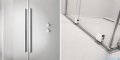 Radaway Furo kabina Walk-in 130x200cm prawa szkło przejrzyste 10106688-01-01R/10110644-01-01