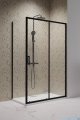 Radaway Premium Pro Black Kdj kabina 100x90cm prawa czarny mat/szkło przejrzyste 1015100-54-01R/1016090-54-01