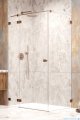 Radaway Essenza Pro Brushed Copper Kdj kabina 120x80cm lewa szczotkowana miedź 10097120-93-01L/10098080-01-01