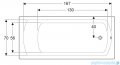 Geberit Perfect wanna prostokątna 180x80cm 554.074.01.1