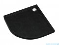 Schedpol Schedline Sharper Black Stone brodzik półokrągły 80x80x4,5cm 3S.S1O-8080/C/ST