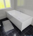 Riho Lusso 190x90cm wanna prostokątna z hydromasażem Pneumatic S2 prawa + nogi + syfon BA99-PNES2-P