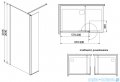 Sanplast Exa Line PR2/EXA LINE Kabina walk-in 60x200 cm czarny matowy 600-540-1240-59-401