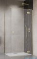 Radaway Essenza Kdj Brushed Gold kabina 80x80cm prawa szczotkowane złoto 1385043-99-01R/1384051-01-01