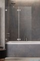 Radaway Essenza Pro Brushed Nickel Pnd II parawan nawannowy 110cm lewy szczotkowany nikiel 10102110-91-01L
