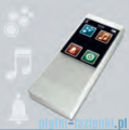Novellini Glax 3 kabina masażowo-parowa 120x90 prawa srebrny GL32P290DT1N-1B