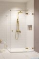 Radaway Essenza Pro Brushed Gold Kdj kabina 80x90cm prawa szczotkowane złoto 10097080-99-01R/10098090-01-01