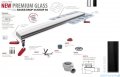 Wiper New Premium Black Glass Odpływ liniowy z kołnierzem 110 cm syfon drop 50 poler 500.0385.01.110