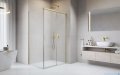 Radaway Idea 8 Kdj Brushed Gold kabina 120x100cm prawa szczotkowane złoto 10340620-99-01R/10350553-01-01/10360100-01-01L