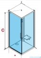 Novellini Glax 1 2.0 kabina standard 80x80 lewa srebrna G21GF80SMF-1BB