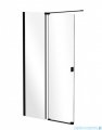 Besco Vayo Black kabina walk-in 120x200cm przejrzyste VYB-120-200C