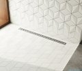 Schedpol Slim Lux odpływ liniowy z maskownicą Stamp Slim 70x3,5x9,5cm OLSP70/SLX
