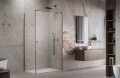 Radaway Essenza Kdj Brushed Copper kabina 100x110cm prawa szczotkowana miedź 1385040-93-01R/1384053-01-01