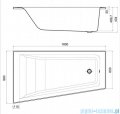 Roca Easy wanna 160x90cm lewa z hydromasażem Smart WaterAir Plus A24T300000