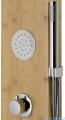 Corsan Bali panel prysznicowy z termostatem chrom drewno bambusowe B-231TCR