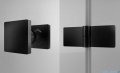 SanSwiss Annea Black Line kabina kwadratowa 100x100cm profile czarne AN13G10000607/AN13D10000607