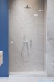 Radaway Fuenta Dwj drzwi wnękowe 110cm prawe chrom połysk szkło przejrzyste 1384015-01-01R