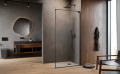 Radaway Modo F SL Brushed Gunmetal II kabina Walk-in 55x201,6cm prawa Szczotkowany Grafit szkło przejrzyste 10419055-92-01R