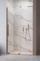 Radaway Furo SL Brushed Copper DWJ drzwi prysznicowe 90cm prawe szczotkowana miedź 10307472-93-01R/10110430-01-01