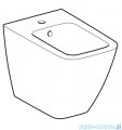 Geberit iCon Square bidet stojący biały 231950000