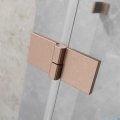 Radaway Essenza Pro Brushed Copper Dwj drzwi wnękowe 90cm lewe szczotkowana miedź 10099090-93-01L