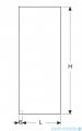 Geberit One kabina Walk-in 100x200 szkło przejrzyste 8mm 560.002.00.1