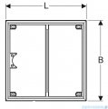Geberit Rama instalacyjna do prysznica bezbrodzikowego Setaplano 90x90cm 154.470.00.1