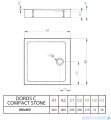 Radaway Doros C Compact Stone brodzik 90x90 kaszmirowy SDRC9090-05-84S
