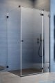 Radaway Essenza Pro Black Kdj kabina 100x80cm prawa czarny mat/szkło przejrzyste 10097100-54-01R/10098080-01-01