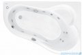 Poolspa Wanna asymetryczna LEDA 150x100 prawa + hydromasaż Smart 2 PHAE410ST2C0000