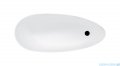 Besco Keya 165x70cm wanna biało-czarna wolnostojąca + syfon klik-klak czarny czyszczony od góry #WMD-165-KWB