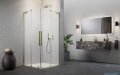 Radaway Furo SL Brushed Gold KDD kabina 110x120cm szczotkowane złoto 10305110-99-01L/10305120-99-01R