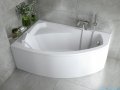Besco Rima 160x100cm wanna asymetryczna lewa + obudowa + syfon #WAR-160-NL/OAR-160-P/L/19975