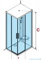 Novellini Glax 1 2.0 kabina z sauna parową 90x70 prawa czarna G21A9079DM5-1HH