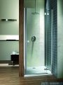 Radaway Almatea  DWJ Drzwi wnękowe 120 Prawe szkło przejrzyste + Brodzik Doros D + syfon ShowerGuard