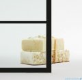 Radaway Furo SL Black KDD kabina 80x90cm czarny mat/szkło przejrzyste 10305080-54-01L/10305090-54-01R