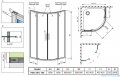 Radaway Premium Pro Pdd kabina 100x100cm szkło przejrzyste 1013000-01-01/1013300-01-01