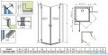 Radaway Torrenta KDD kabina prysznicowa 90x90 przejrzyste 132252-01-01