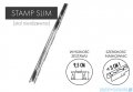 Schedpol Slim Lux odpływ liniowy z maskownicą Stamp Slim 90x3,5x9,5cm OLSP90/SLX